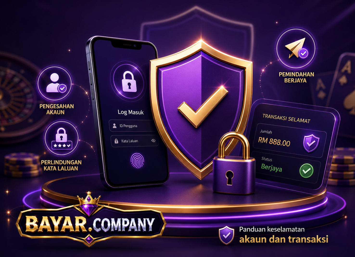 Panduan keselamatan akaun dan transaksi